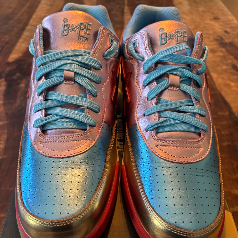 Metallic BAPE Bathing Ape STAs mens 13 - Picture 4 of 12